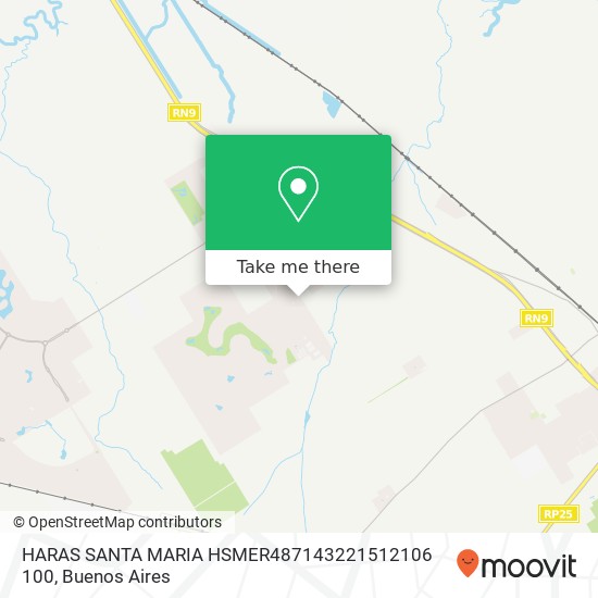 Mapa de HARAS SANTA MARIA HSMER487143221512106 100