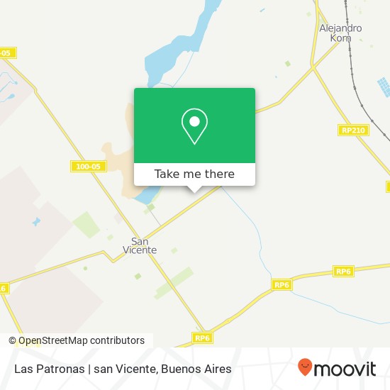 Las Patronas | san Vicente map