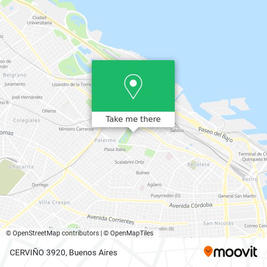 Mapa de CERVIÑO 3920