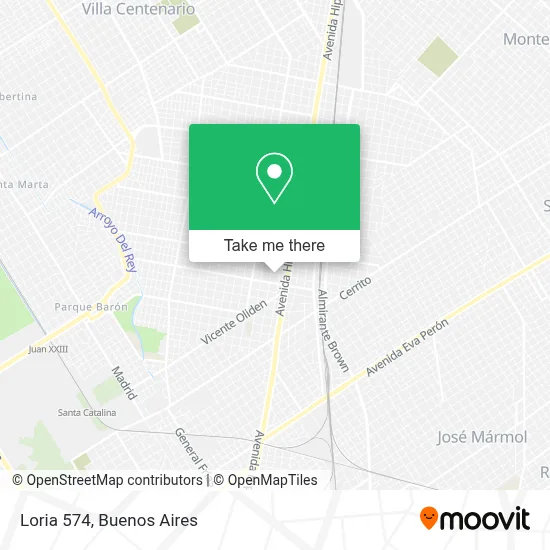 Loria 574 map