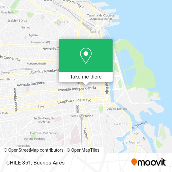 Mapa de CHILE 851