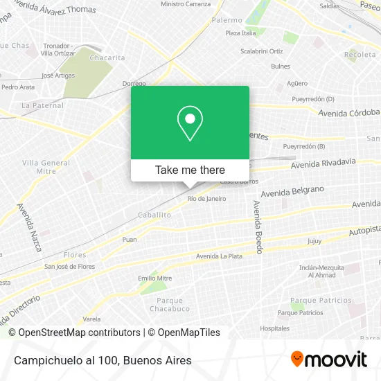 Mapa de Campichuelo al 100