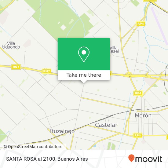 SANTA ROSA al 2100 map