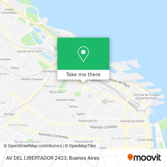 AV DEL LIBERTADOR 2423 map