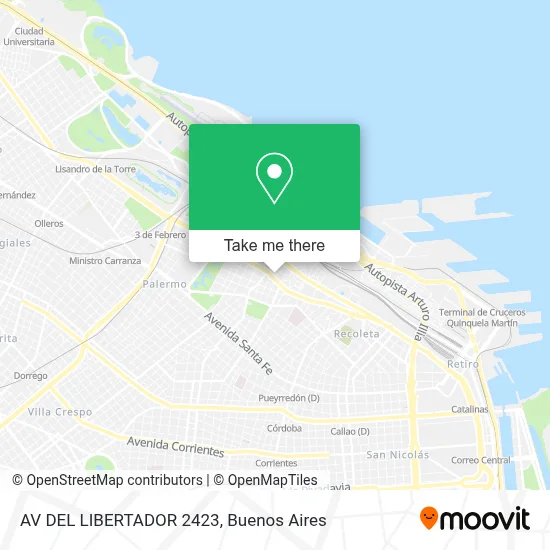 AV DEL LIBERTADOR 2423 map