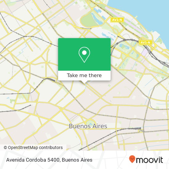 Mapa de Avenida Cordoba  5400