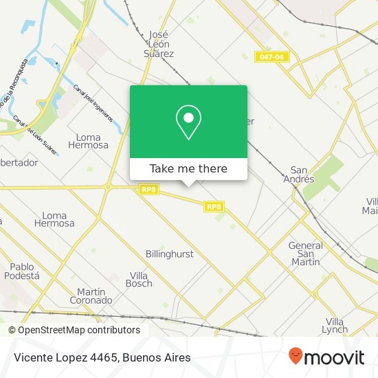 Mapa de Vicente Lopez 4465