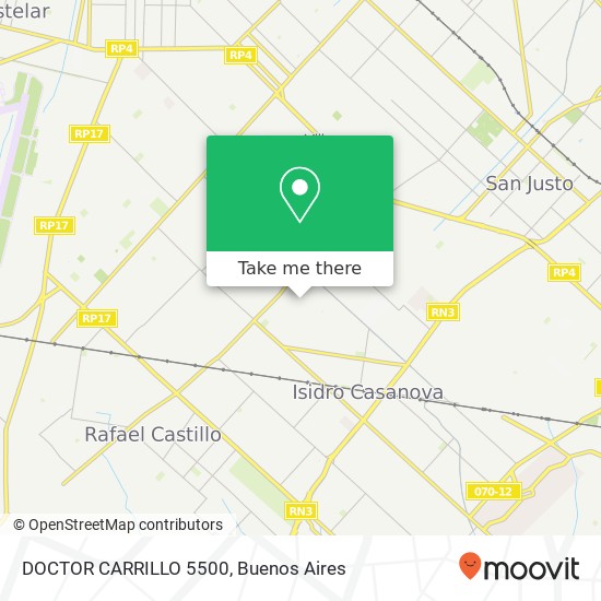 DOCTOR CARRILLO 5500 map