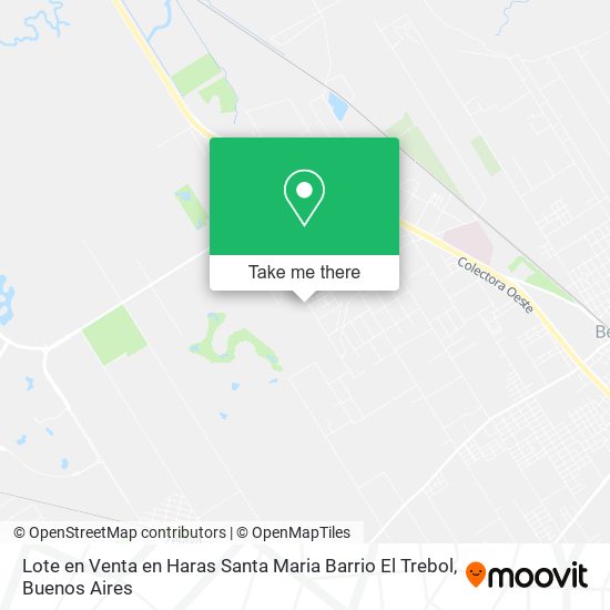 Lote en Venta en Haras Santa Maria Barrio El Trebol map