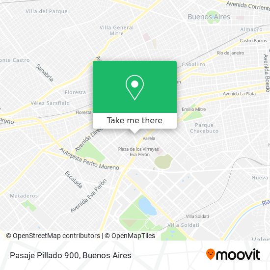 Mapa de Pasaje Pillado 900