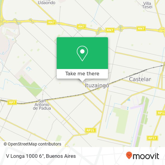 V  Longa  1000 6° map