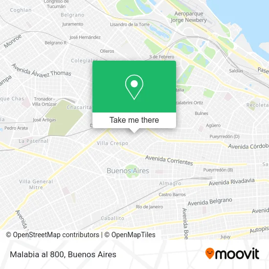 Malabia al 800 map