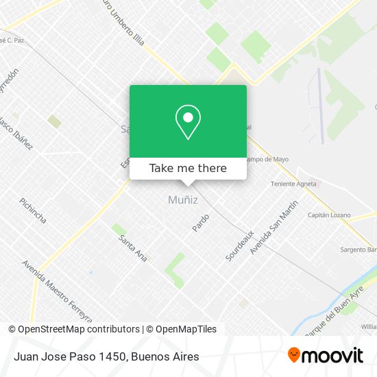 Mapa de Juan Jose Paso 1450