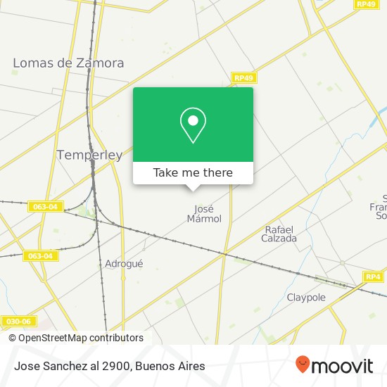 Jose Sanchez al 2900 map