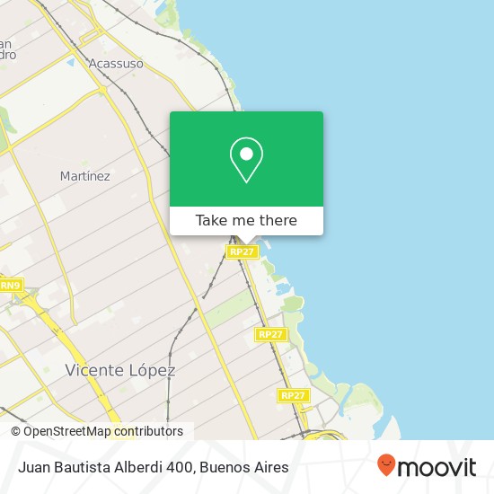 Juan Bautista Alberdi  400 map