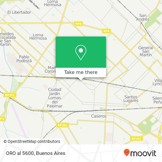 ORO al 5600 map