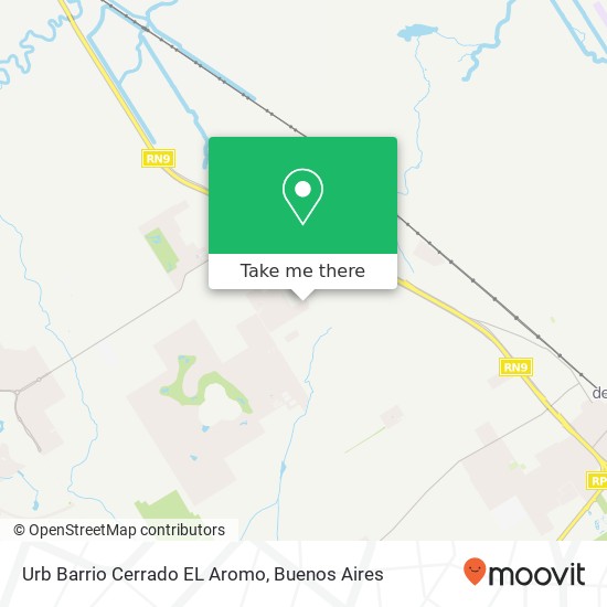 Urb  Barrio Cerrado EL Aromo map