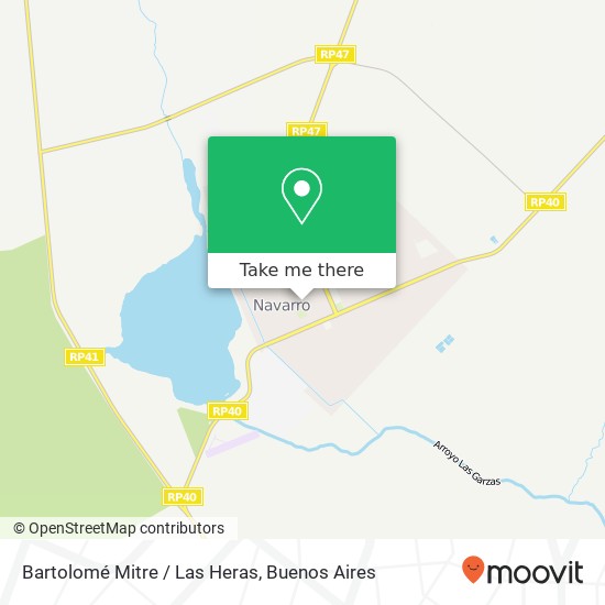 Bartolomé Mitre / Las Heras map