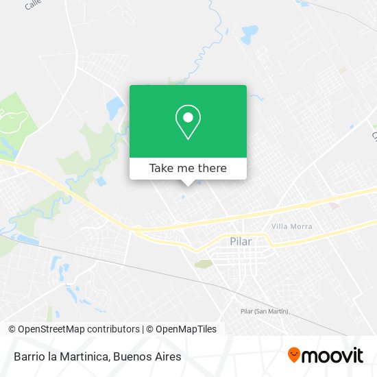 Barrio la Martinica map