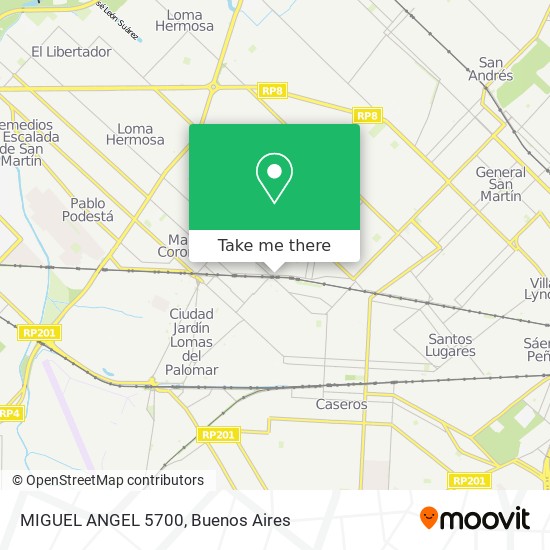 Mapa de MIGUEL ANGEL 5700