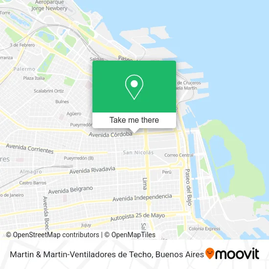 Mapa de Martin & Martin-Ventiladores de Techo