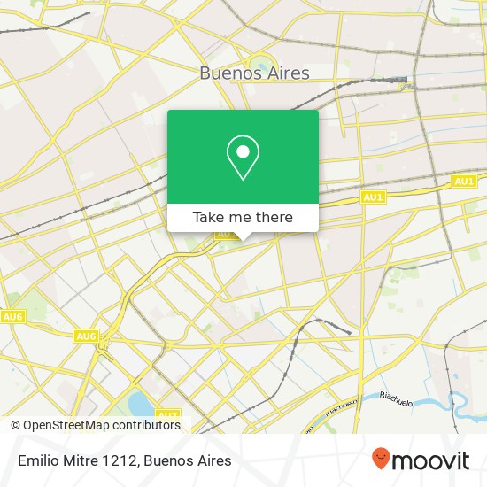 Emilio Mitre 1212 map