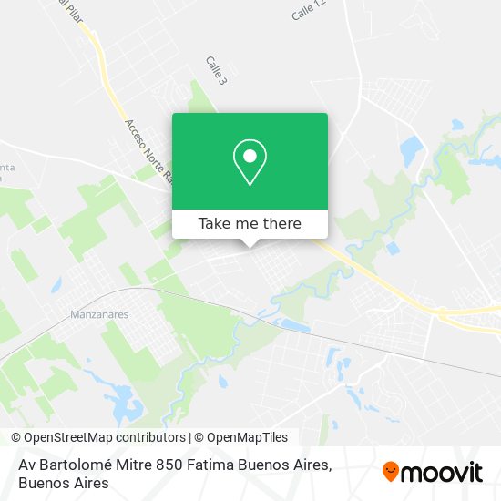 Av  Bartolomé Mitre 850  Fatima  Buenos Aires map