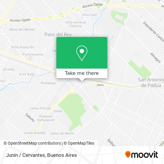 Mapa de Junín / Cervantes
