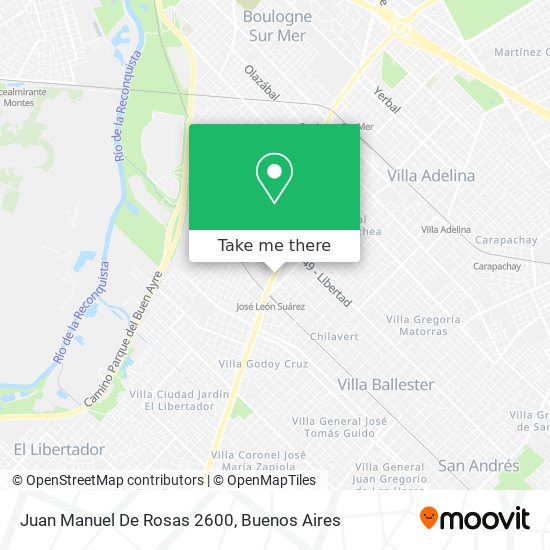 Mapa de Juan Manuel De Rosas 2600