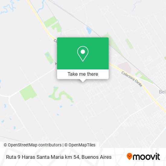 Ruta 9 Haras Santa Maria km 54 map