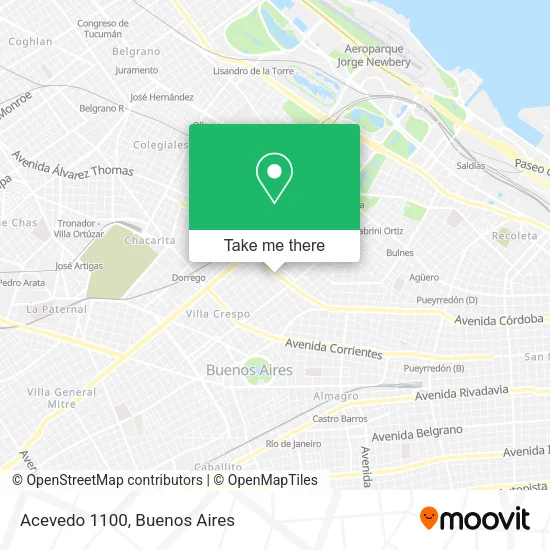 Acevedo 1100 map