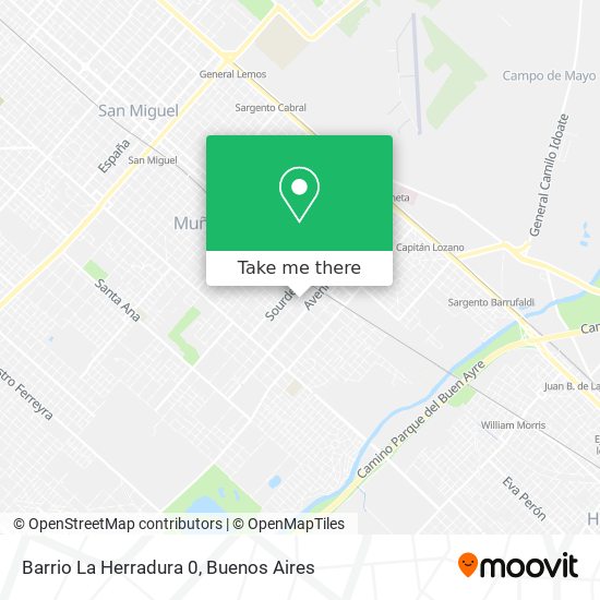 Mapa de Barrio La Herradura 0