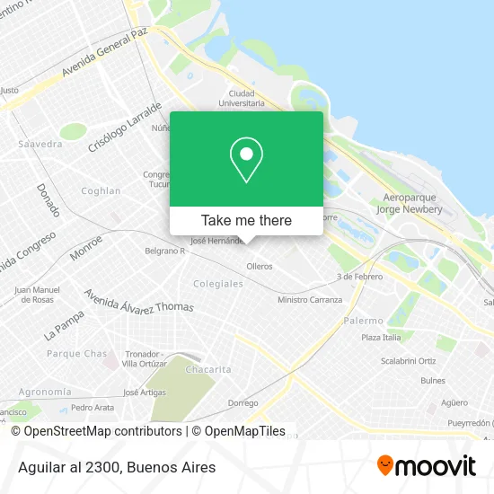 Aguilar al 2300 map