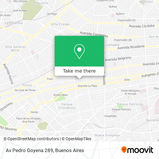 Av  Pedro Goyena 289 map