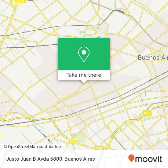 Justo  Juan B  Avda  5800 map