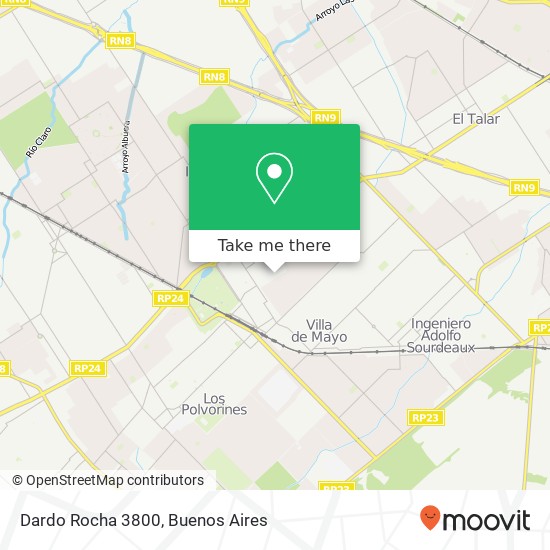 Dardo Rocha 3800 map