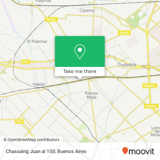 Chassaing  Juan al 100 map