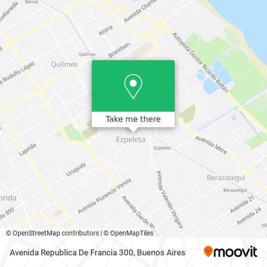 Avenida Republica De Francia 300 map