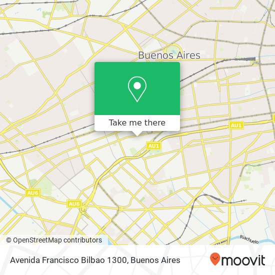 Avenida Francisco Bilbao 1300 map