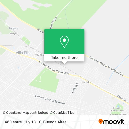 Mapa de 460 entre 11 y 13 10