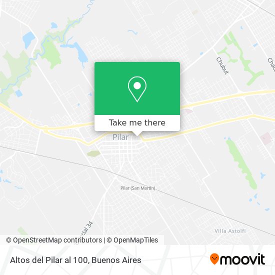 Altos del Pilar al 100 map