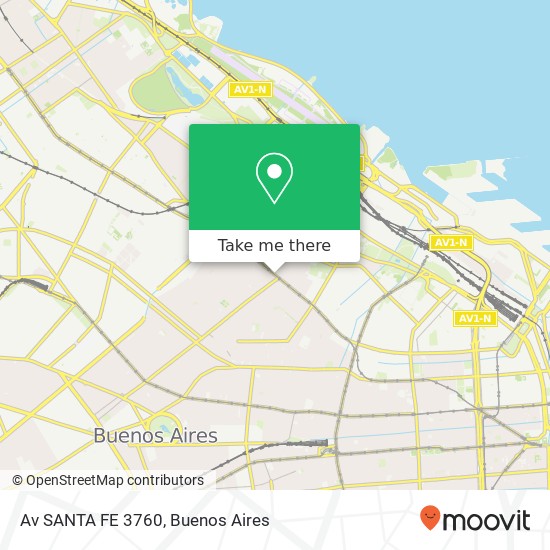 Av  SANTA FE 3760 map