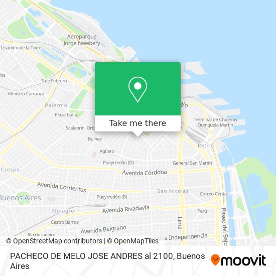 PACHECO DE MELO JOSE ANDRES al 2100 map