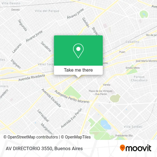 AV  DIRECTORIO 3550 map