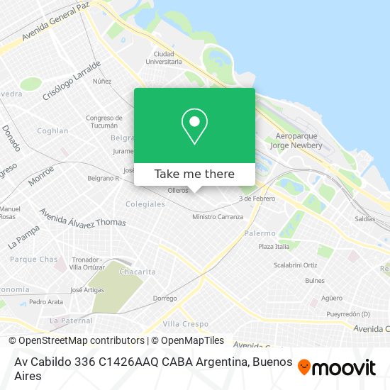 Av  Cabildo 336  C1426AAQ CABA  Argentina map