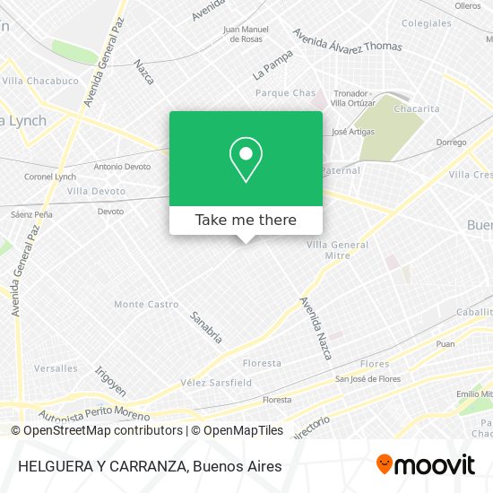 HELGUERA Y CARRANZA map