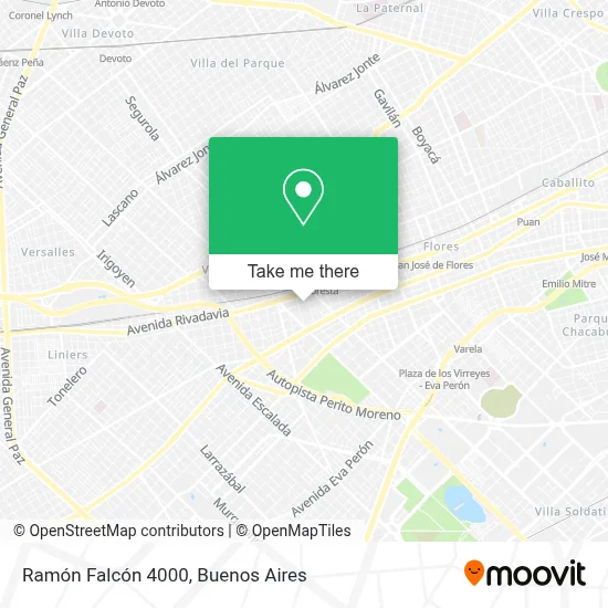 Ramón Falcón 4000 map