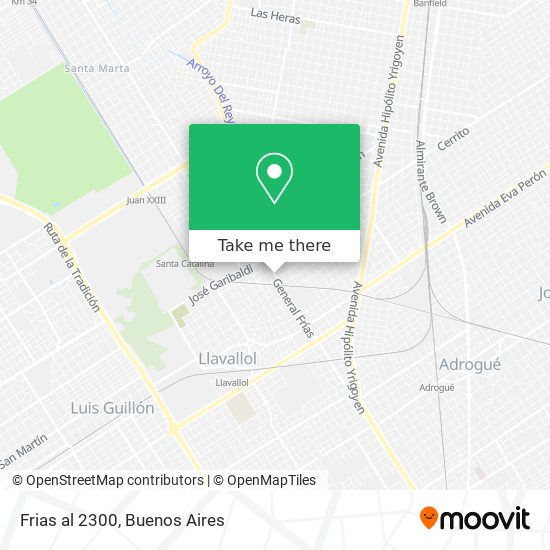 Mapa de Frias al 2300