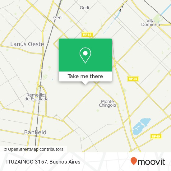 ITUZAINGO 3157 map