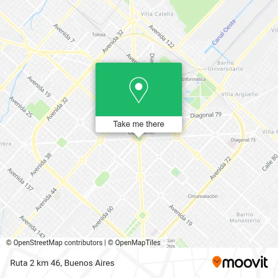 Ruta 2 km 46 map